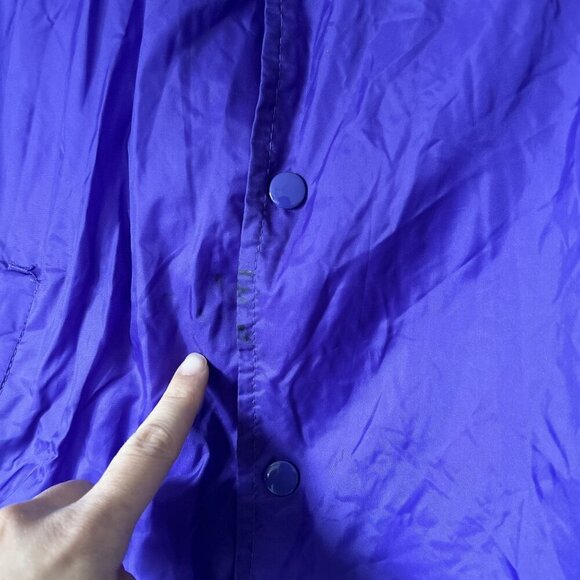 Superrradical Promethazine Purple Augusta Sportswear Coach Jacket Size Medium M - Picture 3 of 6